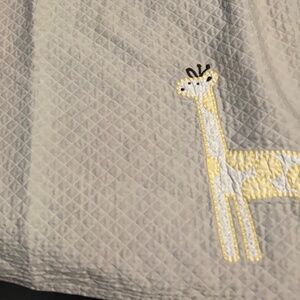 Pottery barn kids baby giraffe blanket